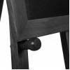 JD Natura Black Hardwood Chalkboard Easels - 4