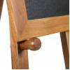 JD Natura Black Hardwood Chalkboard Easels - 5