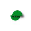 Wall Mounted Coat Hanger Round GREEN - 0