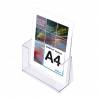 A4 Portrait Leaflet Holder - Counter Stand - Extra Deep - 11
