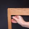 Digital A-stand Element 43" wooden structure, light oak, with monitor - 13