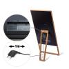 Digital A-stand Element 43" wooden structure, light oak, with monitor - 7