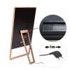 Digital A-stand Element 43" wooden structure, light oak, with monitor - 7
