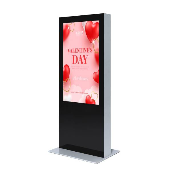 Double Sided Digital totem with 55" screen