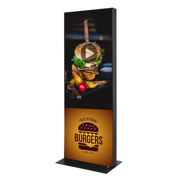 Digital Fabric Totem With 55" Samsung Screen