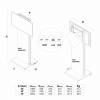 Digital Fabric Shop Window with monitor QM43R with TFR30 on both sides - 21