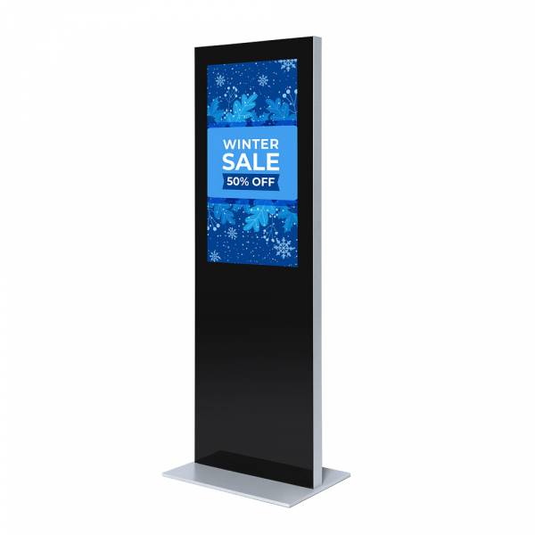 Digital Slim Totem With 43" Samsung Screen and Touch Foil