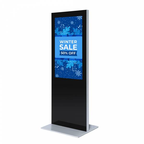 Digital Slim Totem With 50" Samsung Screen and Touch Foil