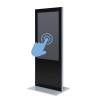 DIGITAL TOTEM SLIM 43" ONESIDED RAL9005 BLACK, NO MONITOR - 17