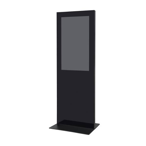 DIGITAL TOTEM SLIM 43" ONESIDED RAL9005JS BLACK, NO MONITOR