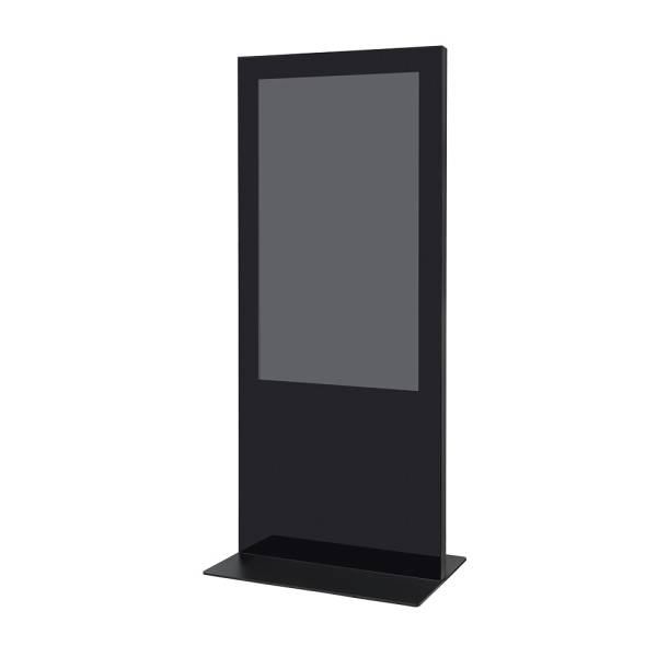 DIGITAL TOTEM SLIM 65" ONESIDED RAL9005JS BLACK, NO MONITOR