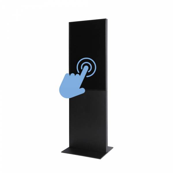 Smart Line Digital Totem With 43" Samsung and Touchscreen Black