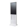 Smart Line Digital Totem Rack 6 x A4 With 43" Samsung Screen And Touchscreen White - 6