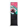 Smart Line Digital Totem Rack 6 x A4 With 43" Samsung Screen Black - 7