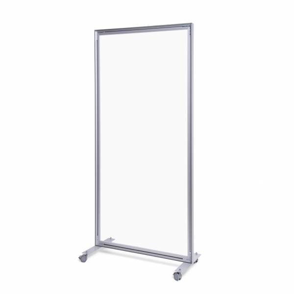 Protective Acrylglass Divider With Wheels 80 x 180 cm