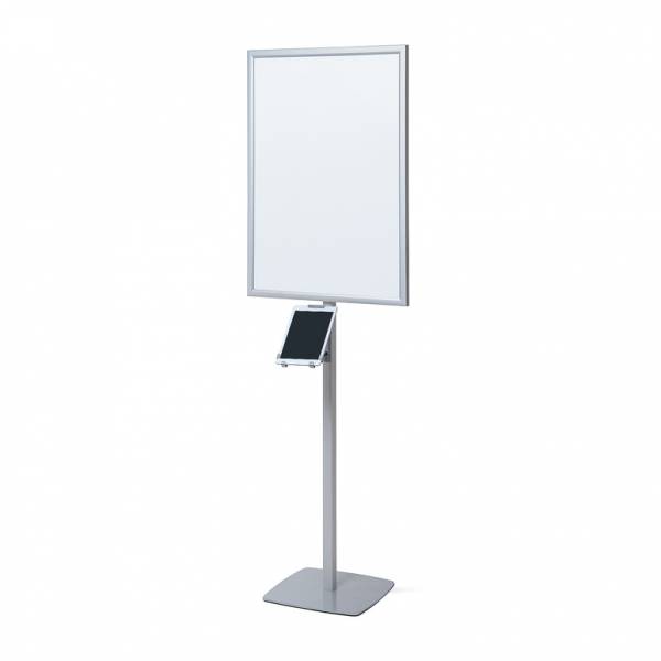 Trigrip Freestanding for Tablet with A1 Snap frame on a Menu Stand