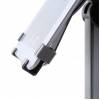 Lockable Tablet holder Free standing Telescopic Tri Grip design - Silver - 4