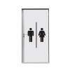 Door Wrap 80 cm Hygiene Facilities Women Black - 4