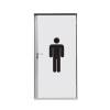 Door Wrap 80 cm Hygiene Facilities Women Black - 5