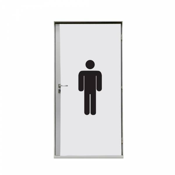 Door Wrap 80 cm Hygiene Facilities Men Black