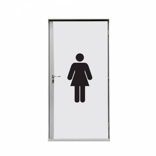 Door Wrap 80 cm Hygiene Facilities Women Black