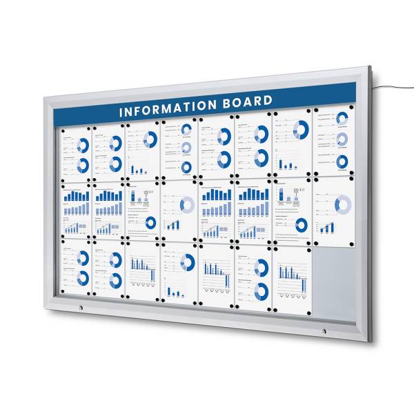 Outdoor Noticeboard LED  (24xA4)