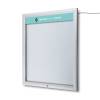 Outdoor Lockable Notice Board LED Topcard - 19