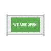 Fence Banner 300 x 140 cm Open English Blue - 0