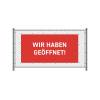 Fence Banner 300 x 140 cm Open German Red - 7
