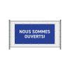 Fence Banner 300 x 140 cm Open Spanish Blue - 11