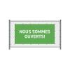 Fence Banner 200 x 100 cm Open English Green - 12