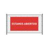 Fence Banner 200 x 100 cm Open English Red - 13