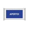 Fence Banner 200 x 100 cm Open French Blue - 1