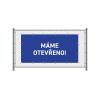 Fence Banner 200 x 100 cm Open French Blue - 19