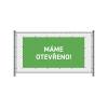 Fence Banner 200 x 100 cm Open English Blue - 20
