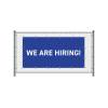 Fence Banner 300 x 140 cm Hiring French Blue - 0