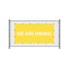 Fence Banner 300 x 140 cm Hiring German Yellow - 3