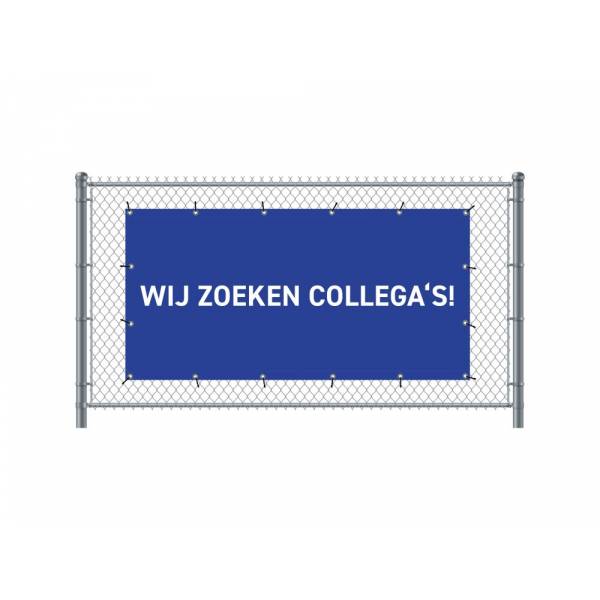 Fence Banner 200 x 100 cm Hiring Dutch Blue