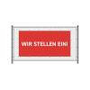 Fence Banner 200 x 100 cm Hiring French Red - 7