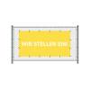 Fence Banner 200 x 100 cm Hiring French Yellow - 9