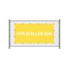 Fence Banner 300 x 140 cm Hiring German Yellow - 9