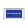 Fence Banner 300 x 140 cm Hiring French Blue - 11