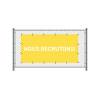 Fence Banner 300 x 140 cm Hiring German Yellow - 12