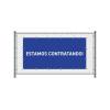 Fence Banner 300 x 140 cm Hiring English Blue - 14