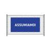 Fence Banner 200 x 100 cm Hiring English Blue - 1