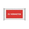 Fence Banner 300 x 140 cm Rent German Red - 3