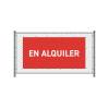 Fence Banner 200 x 100 cm Rent Dutch Red - 5