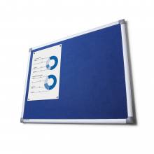 Fabric Notice Board Scritto® - Blue (45x60)