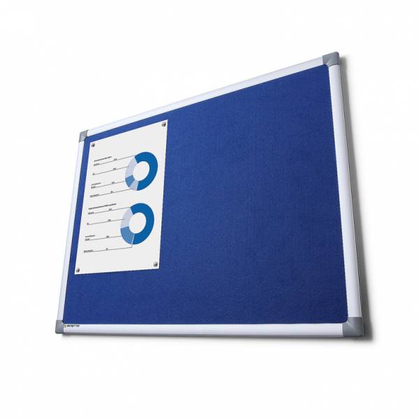 Fabric Notice Board Scritto® - Blue (100x200)