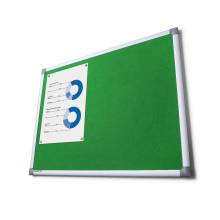 Fabric Notice Board Scritto® - Green (90x120)